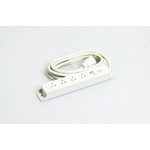 Multi-Use Power Strip, 4 Outlets 15-A Flat Blade, Cable Set with Twist Lock Plug