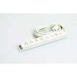 Multi-Use Power Strip, 4 Outlets Retaining, 2 Outlets Twist Lock - Cable Set with Twist Lock Plug