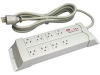 Multi-Use Power Strip, 8 Outlets (Grounded, 2P, 15 A, 125 V)