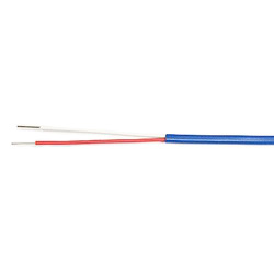 Sheathed Thermocouple Wire, Vinyl Flat Type Series J-G-0.65MMX1P-50