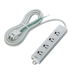 3-Pin-Compatible, Retainer Outlet Power Splitter with Magnet T-T06-3450LG/RS
