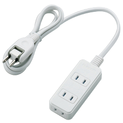 Power Strip with Dust-Proof Shutter, 3 / 4 / 6 Plugs T-ST02-22410WH