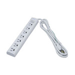 Power Strip, Multiple Outlets, 3P 7 Outlets 2M