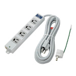 Power Strip, for Office Use, 4 Outlets