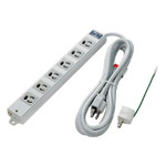 Power Strip, for Office Use, 6 Outlets OAT-JP63SH