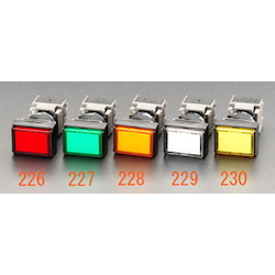LED Illuminated Square Type Push Button Switch EA940D-227