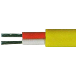 Compensating Cable, Thermocouple J Type, JX-G-VVF Series JX-G-VVF-1PX7/0.45(1.25SQ)-89