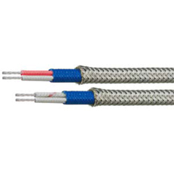 Compensating Cable, Thermocouple K Type, WX-H-GGBF-OBS Series WX-H-GGBF-OBS-1PX7/0.32(0.5SQ)-20