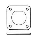 Square Flanges for RM Series RM15TR-F(71)