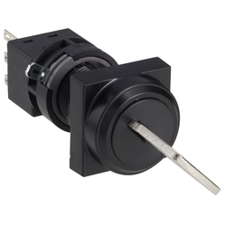 ø16 H6 Series Keyed Selector Switch, Rounded Corners