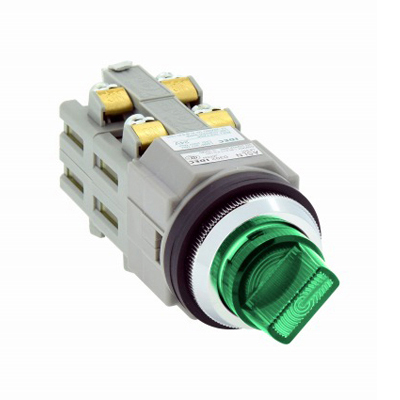 ø30 Series Illuminated Selector Switch, ASLN Type ASLN32220DNG