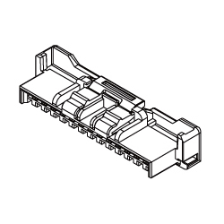 1.25/1.50/2.00 mm Pitch, Cable-To-Circuit Board Receptacle Housing