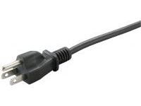 AC Cord, Fixed Length (PSE), Single-Side Cut-Off Plug