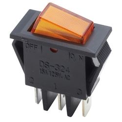 Rocker Switch (Illuminated), Snap-in Type DS-323