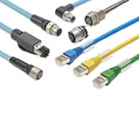 Commercial Ethernet Connector - XS5/XS6 RJ45 Connector Cable XS6W-6LSZH8SS20CM-Y