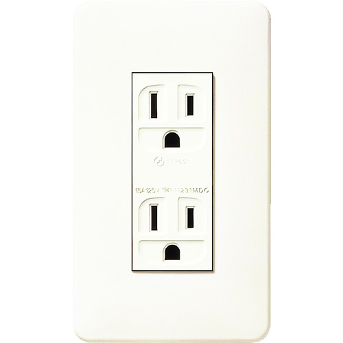 "Full Color" Embedded Outlet with Grounding