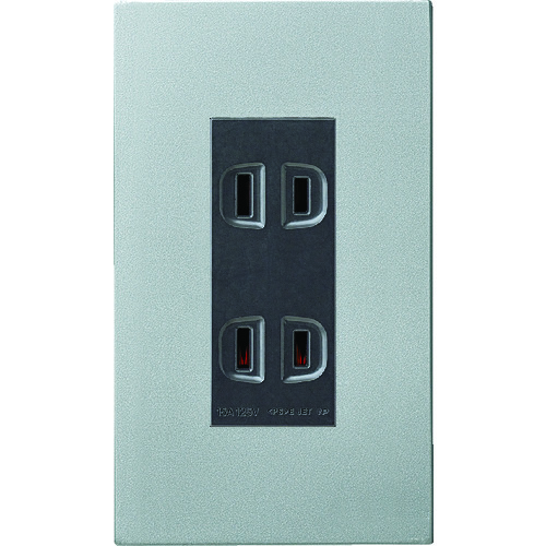 Cosmo Series "Wide 21" Raffinea Embedded Double Outlet