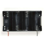 Battery Holder with Lead Wire / Pin / Snap Terminal SN1-6-P
