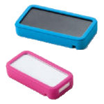 CSS Type Plastic Case with Silicon Cover CSS115-CL-BL