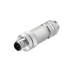 M12 Male Metal Straight Connector