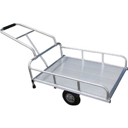 2-Wheel Wheelbarrow, Aluminum Main Body Is Rust Resistant and Lightweight