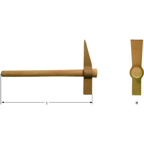 Non-Sparking Bricklayer's Hammer, German type
