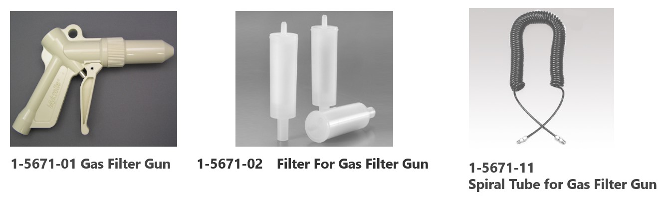 Gas Filter Gun option: Filter (5 pcs) 1-5671-11