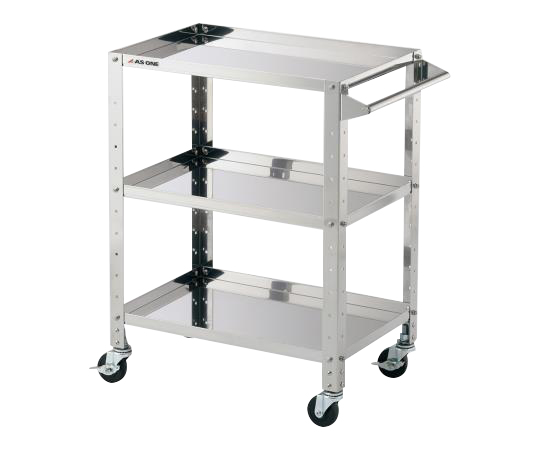 AS ONE Corporation Stainless Steel Heavy Cart 3 Tiers