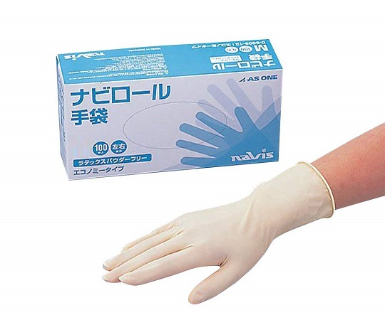Navi Roll Glove Latex Powder Free L