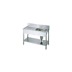 Stainless Steel Single Tank Sink With Drying Area (SUS430), S1SC Series