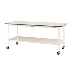 Work Table 150 Series, Mobile, H826 mm, With Full-Scale Shelf Board, SUPC Series