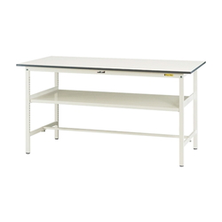 Work Table 150 Series With Fixed Intermediate Shelf, H950 mm, SUPH Series