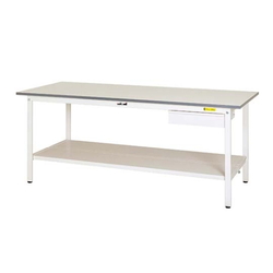 Work Table 150 Series With Fixed Cabinet, H740 mm, With Full-Scale Shelf Board, SUP Series