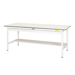 Work Table 150 Series With Fixed Wide Drawer, H740 mm, With Half-Sided Shelf Board, SUP Series