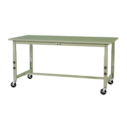 Work Table 300 Series, Height Adjustable and Mobile Type, Steel Top Plate, SWSAC Series