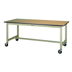 Work Table 300 Series, Mobile Type, H740 mm, Polyester Top Plate, SWPC Series
