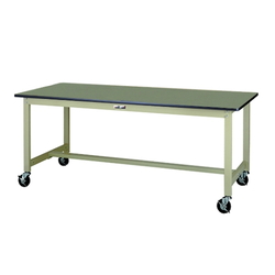 Work Table 300 Series, Mobile Type, H900 mm, PVC Sheet Top Plate, SWRHC Type 61-3757-74