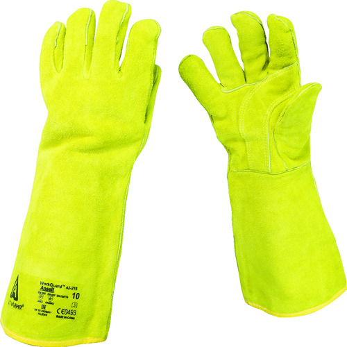 Cow Split Leather Cut-Resistant Gloves