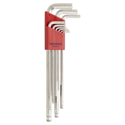Ballpoint L-Wrench Set, Extra Long (Standard mm)