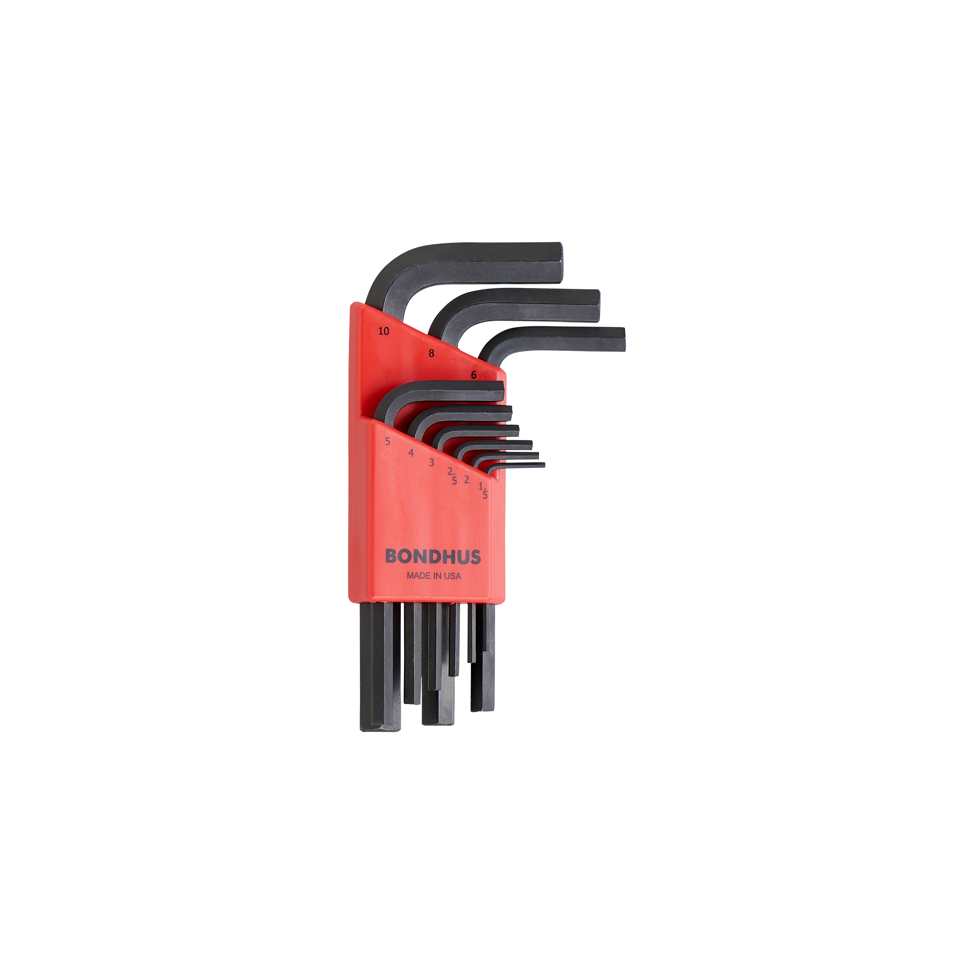 Hex L- Wrench Set, Short, Black Oxide Coating (Metric Size)