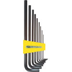 Allen wrench (extra long, 9 pieces per set)