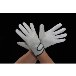 Pigskin Gloves, Thickness 0.6 mm (With Hook-and-Loop Tape)