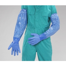 Oil-Resistant PVC Gloves with Arm Cover EA354GH-11