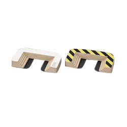 Cart stopper (white/yellow/black) 2 pieces EA979CB-1
