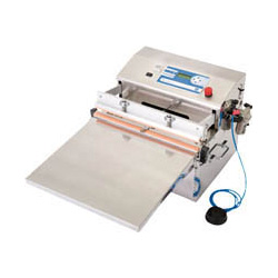 Desktop Deaeration Sealer (Deaeration and Thermal Adhesion Type), Electric Type (with Foot Switch)