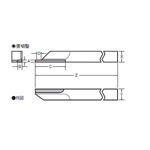Precise Automatic Lathe Tool - Plunging Type 8.0-150-TL-UT120