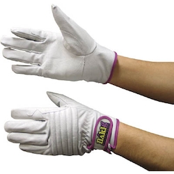 Genuine Pigskin Gloves, Knuckle Guard KG-005
