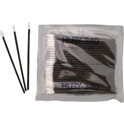 Industrial Cotton Swabs (Flat Pointed-End type 0.5x3.8 mm/Conductive Plastic Shaft)