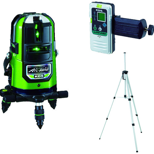 Real Green Laser "96RG", Main Body + Receiver + Tripod