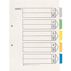Color Index A4 Vertical Type 2 Holes